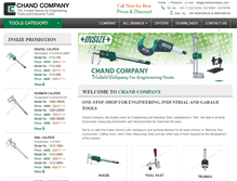 Tablet Screenshot of chandcompany.com